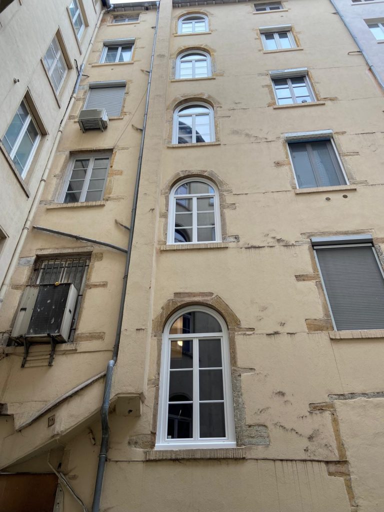 Menuiseries PVC avec imposte