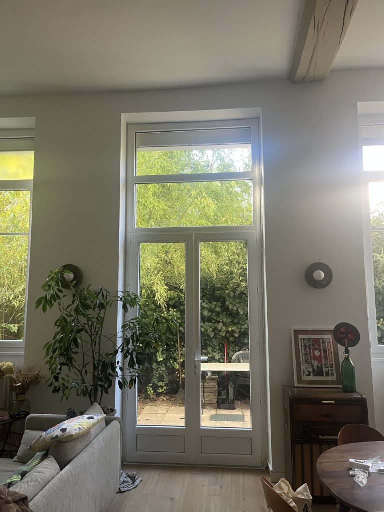Menuiseries PVC avec imposte