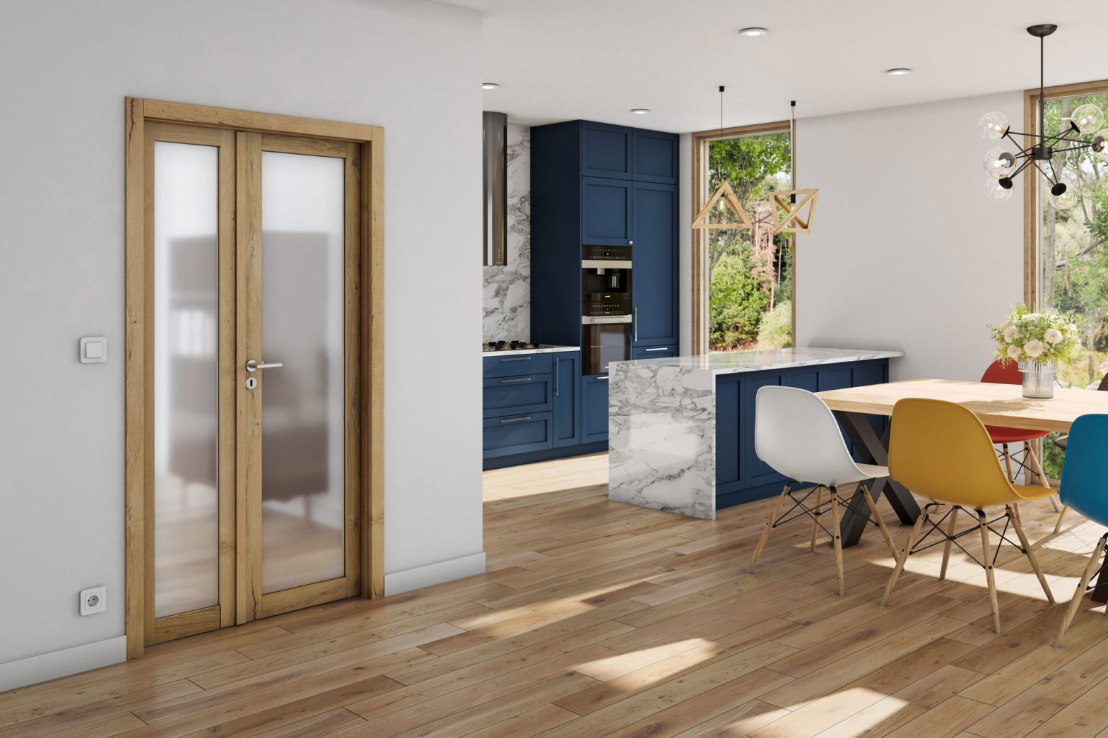 Double porte intérieures My Réno GIMM Lyon Fenêtre