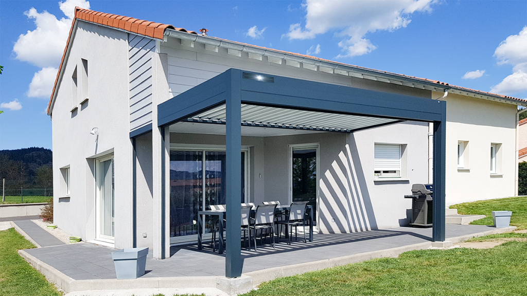 Réalisation Pergola SIB Solaire Lyon Fenetres